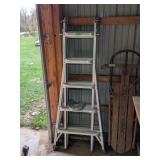 KELLER 22FT FOLDING LADDER