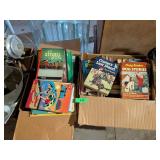 2 BOXES OF VINTAGE BOOKS
