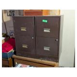 2 - 2 DRAWER FILING CABINETS