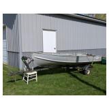 13.5 ALUMACRAFT BOAT