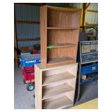 2 BOOK SHELVES