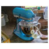 BLUE KITCHENAID MIXER