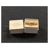A KUCKUK GOLD DIAMOND RING