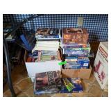 LARGE COLLECTION OF VHS TAPES, DVDS & MORE