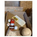 GOLF BALLS, TEES