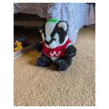 VINTAGE BUCKY BADGER STUFFED ANIMAL