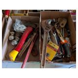 2 BOXES OF HAND TOOLS