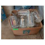 BOX OF CANNING JARS