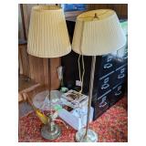 2 FLOOR LAMPS