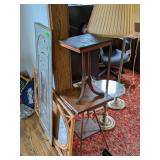 2 DECORATIVE PLANT STANDS