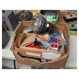 BOX OF TUBES, RADIO PARTS & MORE
