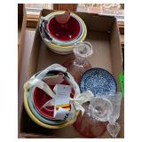 6 MIXING BOWLS PLUS DISHWARE
