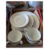 WHITE LACE CHINA SET