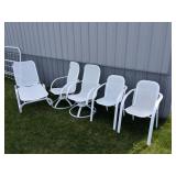 5 PIECE METAL OUTDOOR FUNITURE SET