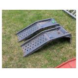 BLACK METAL CAR RAMPS