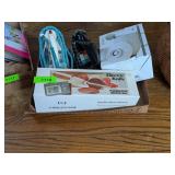 2 IRONS, ELECTRIC KNIFE & MUG
