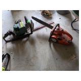 POULAN 250A CHAINSAW & GAS HEDGE TRIMMER