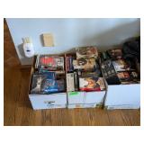 3 BOXES OF ASSORTED VHS TAPES