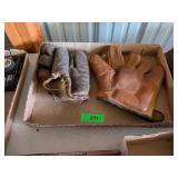 2 VINTAGE BASEBALL GLOVES