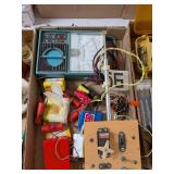 MULTIMETER, BATTERIES & HOMEMADE REMOTE CONTROL