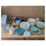 PAINTED PLATES, SERVING PLATES, GLASS PLATES