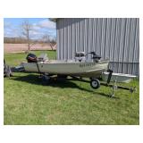 14 FT STARCRAFT WITH MERCURY 9.9 MOTOR
