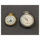 VINTAGE FEDELLA POCKET WATCH AND REMINGTON WATCH