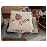 4 VINTAGE BRAVES BLEACHER SEAT PADS