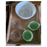 5 FIRE-KING GLASS DISHES