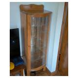 ROUND GLASS DISPLAY HUTCH
