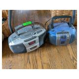 2 BOOMBOXES STEREOS