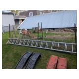 24FT ALUMINUM EXTENSION LADDER