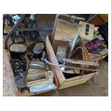 2 BOXES OF ASSORTED MIRRORS