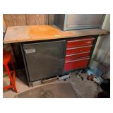 CRAFTSMAN METAL TOOLBOX WORKBENCH