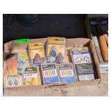 NEW ASSORTED HARDWARE & SANDPAPER
