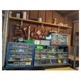 4 HARDWARE ORGANIZERS WITH CONTENTS
