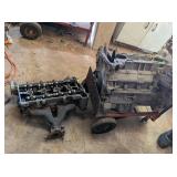 2006 COBALT MOTOR ON ROLLING CART