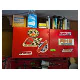 METAL PARTS CABINET WITH VALVE GUIDES