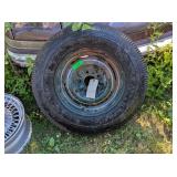 5 BOLT WHEEL & TIRE