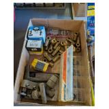 BRASS ROD ENDS, ENGINE PARTS, SNAP RING SET