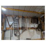WALL SECTION OF CAR GRILLS & ASSORTED TRIM