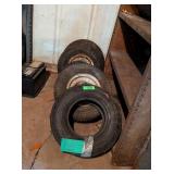 ASSORTED YARD TRAILER TIRES