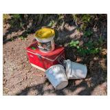 COLEMAN COOLER AND MINNOW BUCKETS
