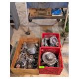 HUBCAPS & CENTER HUBS - 3 BINS