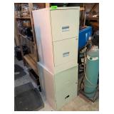 2 - METAL FILE CABINETS