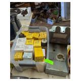 LARGE 240 VOLT CORD ENDS & BREAKER BOX