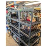 2 - PLASTIC SHELVING UNITS