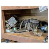 SHELF WITH SMALL ENGINE & 2 RADIATORS