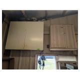 2 CABINETS OF VINTAGE CAR RADIOS & SPEAKERS