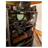 VINTAGE CAR RADIOS & OTHER PARTS - ENTIRE SHELF